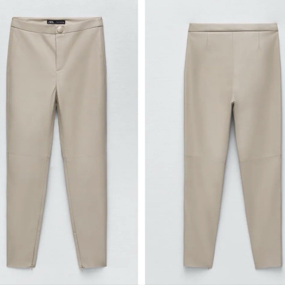 Zara Faux Leather Pants